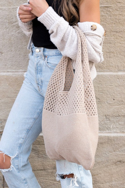 Knit Hobo Bag