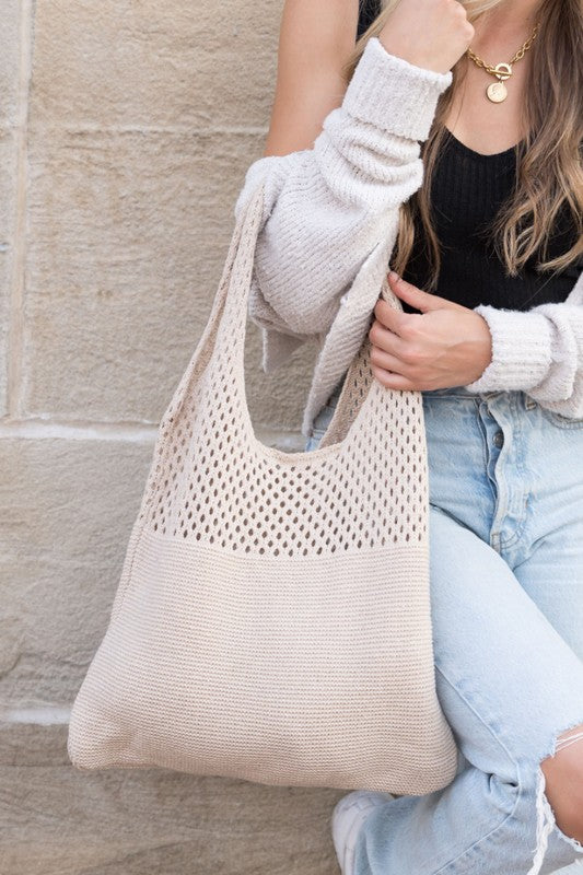 Knit Hobo Bag