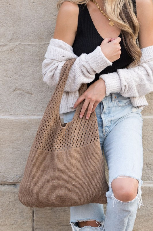 Knit Hobo Bag