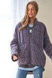 Washed Soft Quilting Jacket