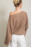 Off shoulder in Mocha