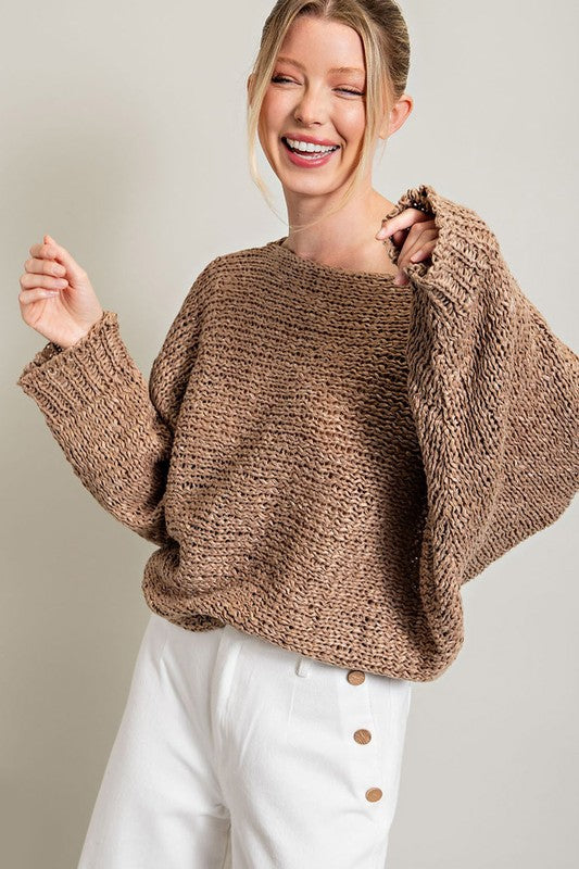 Off shoulder in Mocha